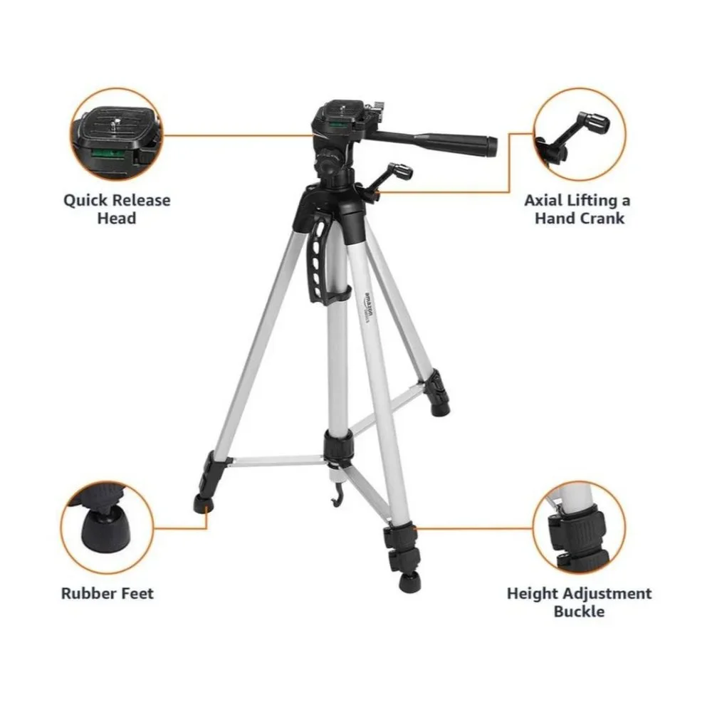 60-Inch Lightweight Tripod with Bag For Camera
